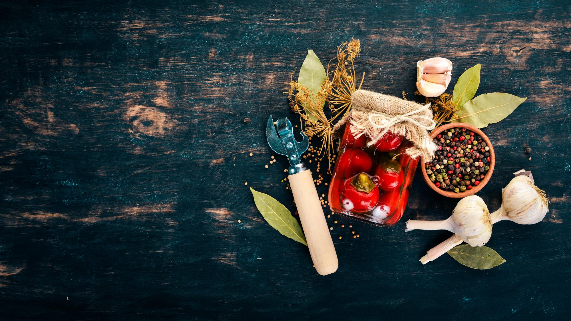 Detale przypraw i lokalnych składników